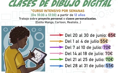 CURSOS INTENSIVOS DE DIBUJO DIGITAL
