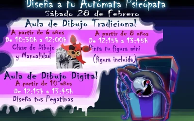 TALLERES : «DISEÑA TU AUTÓMATA PSICÓPATA»